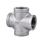 stainless steel ss304 ss316 pipe fitting 4 way tees forging female thread bsp cross