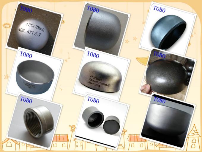 TOBO Butt Welding Fitting Pipe Caps Sch 40 Carbon Steel Vent Pipe