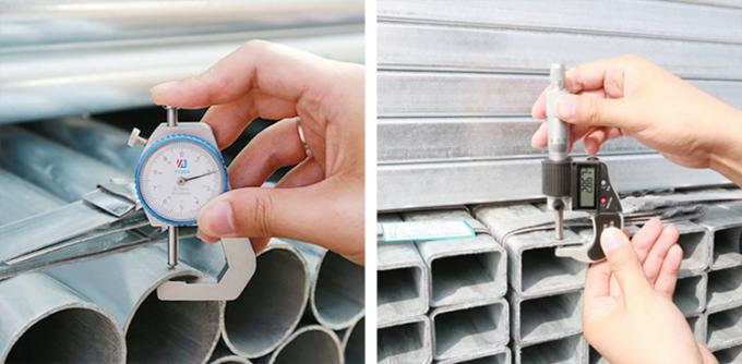 Hot Dip GI Construction Scaffolding Round Welded Pre Galvanized Steel Pipe 5