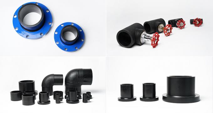 HDPE Straight Connector 4 Inches 25mm Butt Welding Socket Welding Pn16 HDPE Pipe Fittings 5
