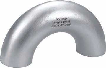 ASME B16.9 304/304L Stainless Steel Welded Pipe Fitting Butt Weld Elbow For Oil And Gas 2