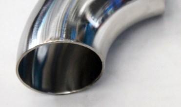 Hygienic Stainless Steel 90 Deg Seamless Pipe Fittings Butt Welding 120 Degree Elbow 0