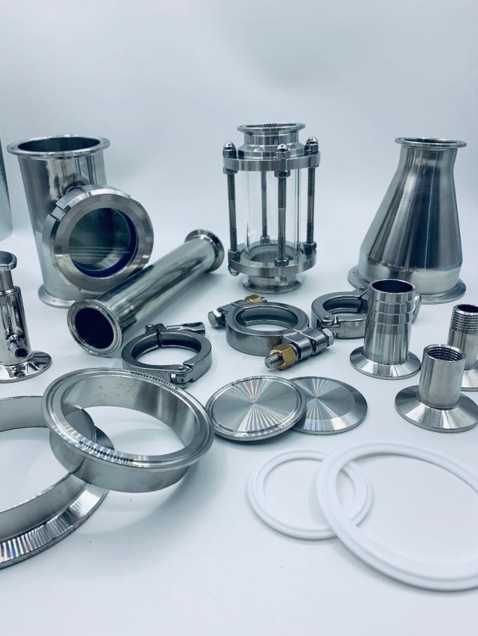 Sanitary 4 Inch 6 Inch 8 Inch 10 Inch Tri Clamp Tri-Clover Fittings For Distillers 1