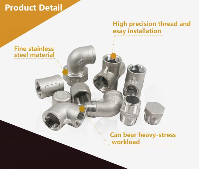 Ss 304 Hydraulic Cross Stainless Steel Water Pipe Fittings 1