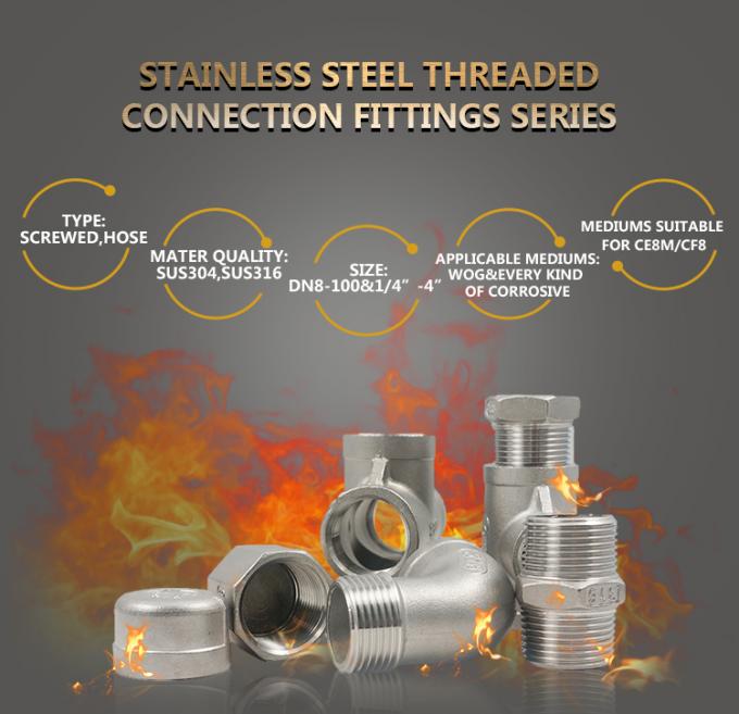 Ss 304 Hydraulic Cross Stainless Steel Water Pipe Fittings 0