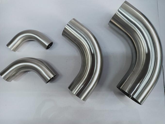 4" Ss 316l Elbow Long Type Sanitary 90 Degree Welded Elbow With 3A Certified 0