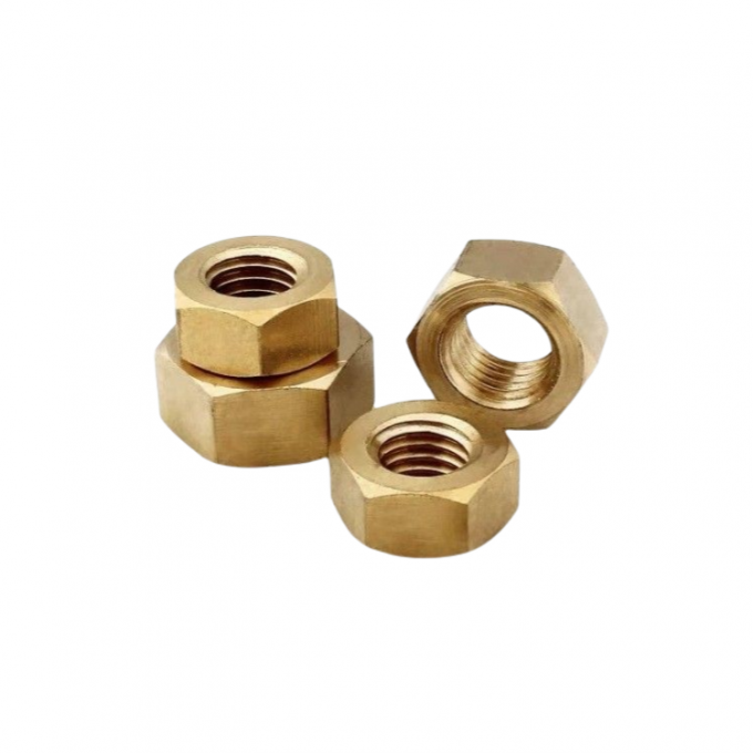China Fastener Factory Copper Products Copper Nuts Brass Hardware Standard Parts 1