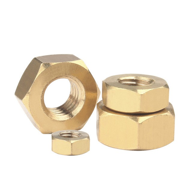 China Fastener Factory Copper Products Copper Nuts Brass Hardware Standard Parts 4