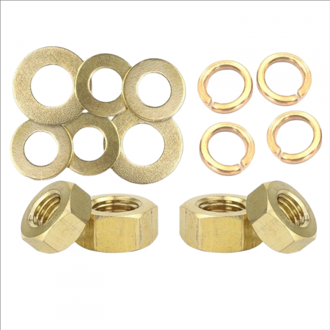 China Fastener Factory Copper Products Copper Nuts Brass Hardware Standard Parts 5