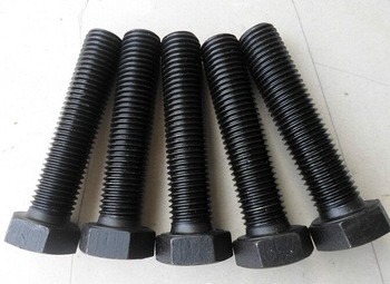 DIN933 931 Grade 8.8 Stainless Steel Hexagon Head Bolts M20 M24 M30 Black Oxide Hex Head Bolts 1