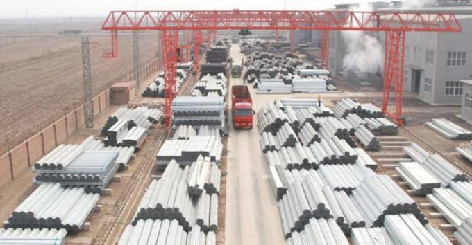 Hot Dip GI Construction Scaffolding Round Welded Pre Galvanized Steel Pipe 0