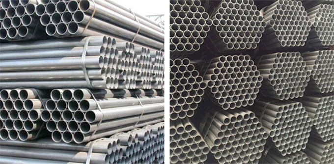 Hot Dip GI Construction Scaffolding Round Welded Pre Galvanized Steel Pipe 3