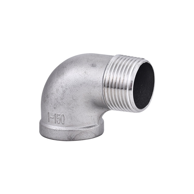 304 316L Stainless Steel Pipe Fitting 90 Degree Forging Female And Male Connection Thread Bsp Elbow 2