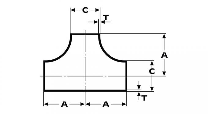 Stainless Steel Welded Tee for Piping Systems and Industrial Applications with High Quality and Reasonable Price 3