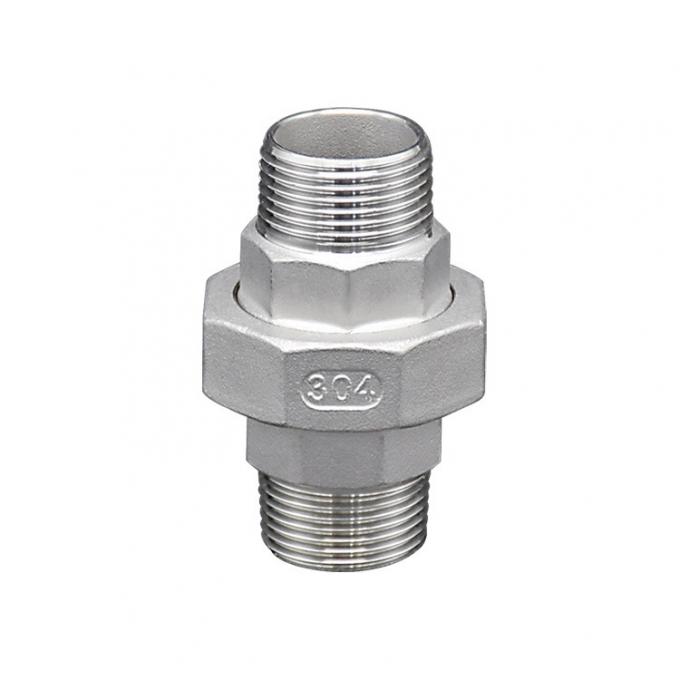 latest company news about Pipe Fitting Union Forged ASME B16.11 Class 3000 SS304 SS316L Stainless Steel female threaded conical flat union 1