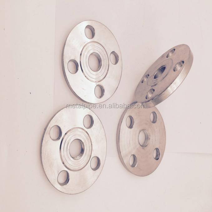 1-1/2" TH RF 150LB Stainless Steel Slip on Flange 316L Raised Face TH Flange ANSI B16.5 Threaded Flange 2