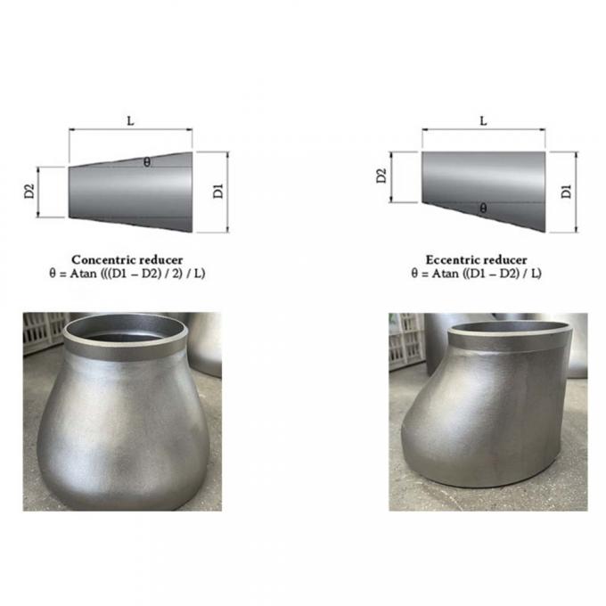 TOBO ASTM A420 GR WPL6 SMLS LTCS DN80xDN50 Sch 40 Eccentric Reducer 2