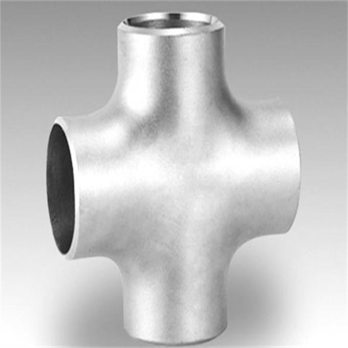 Duplex Stainless Steel ASTM A182 F51 S31803 S32205 Elbow Tee Cross Pipe Fittings 0
