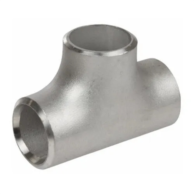 UNS S31254 Customized Size in Stock Factory Supplier equal Tee Pipe Fittings 1