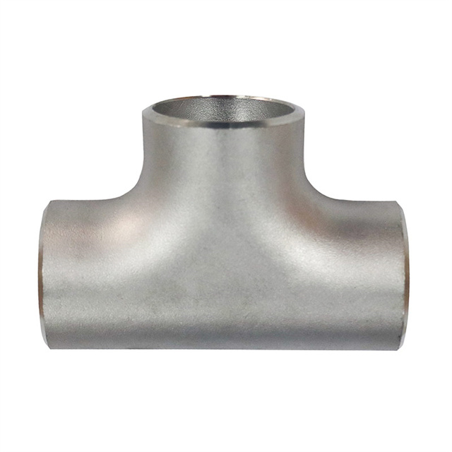 UNS S31254 Customized Size in Stock Factory Supplier equal Tee Pipe Fittings 4