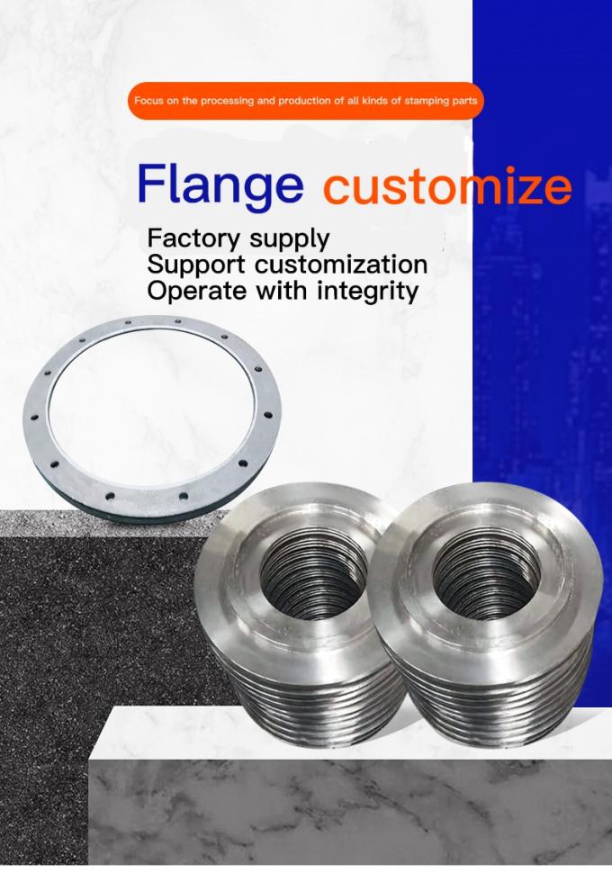 Customized ASME B16.5 Stainless Steel FF RF WN/SO/Threaded/Plate/Socket Forged Flange for Pipe Connect 2