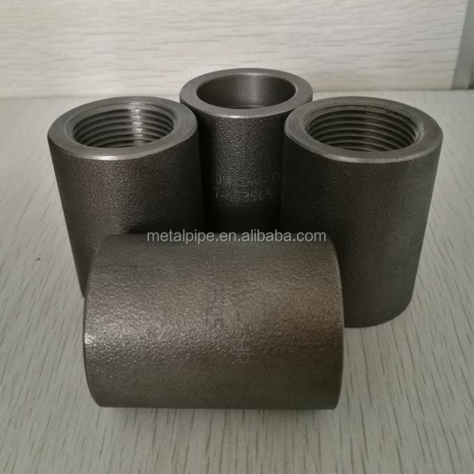 Metal Stainless Steel SS316 Forged Resistance Pipe Fittings Threaded NPT 3000LB NPS 1/2"-4" SCH160 ASME B16.11Coupling 1