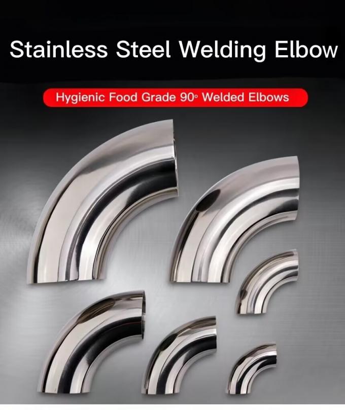 Metal Fitting 90 Degree Black Paint Seamless Stainless Steel Elbow Butt Stainless Welded Elbow Long Elbow Good Quality 3