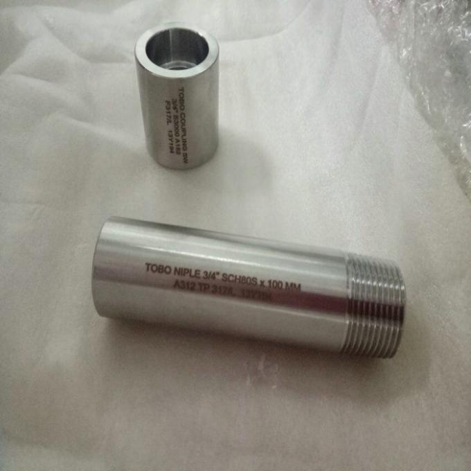 METAL Good Quality Pipe FittingsThreaded Taper Bspt/Npt  Nipple 2