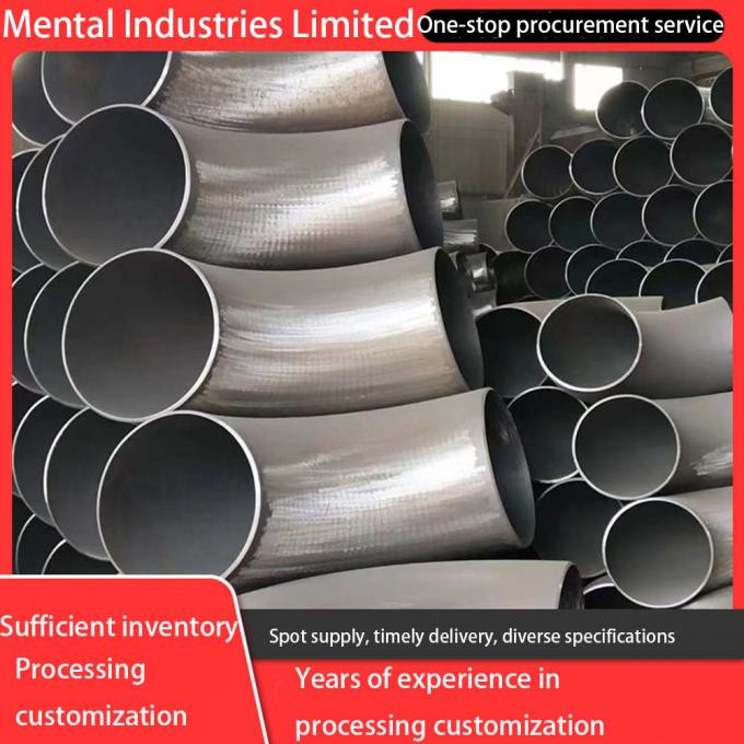 Metal Fitting 90 Degree Black Paint Seamless Stainless Steel Elbow Butt Stainless Welded Elbow Long Elbow Good Quality 1