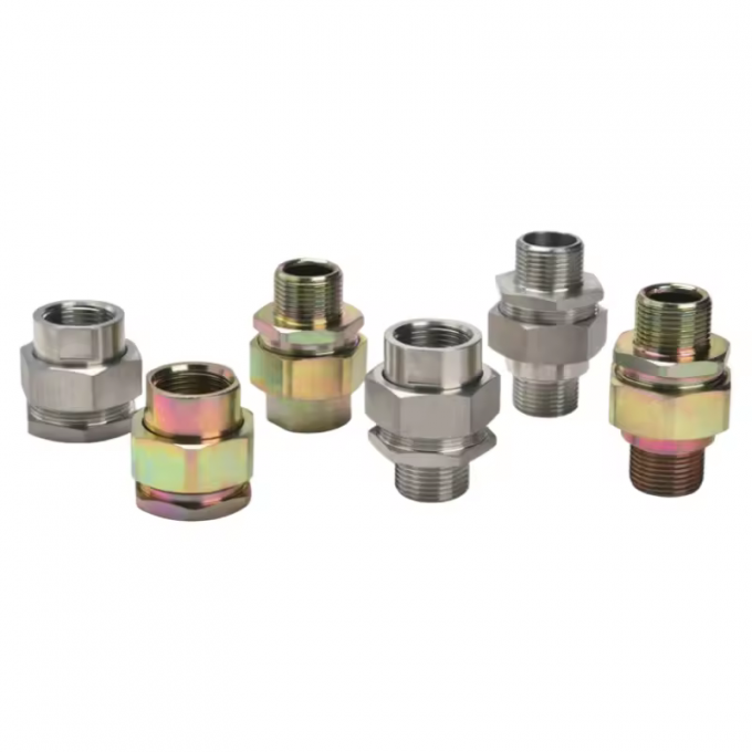 Stainless Steel 304/316 Equal Male Thread Pipe Fitting High Pressure Hex Nipple BSP NPT Equal Hex Nipple 1