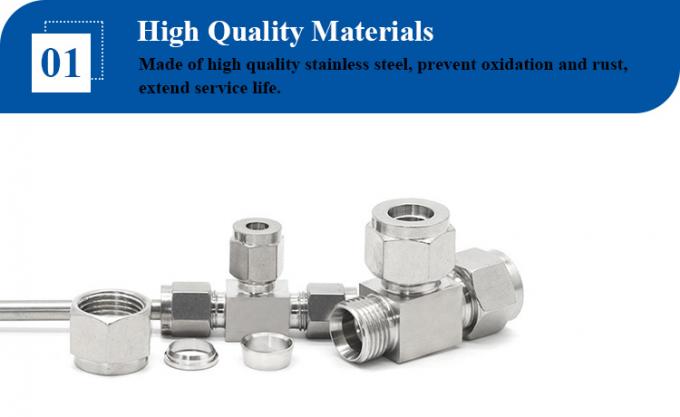 Stainless Steel WP304L WP316L Equal Tee SCH STD Threaded Tee 0