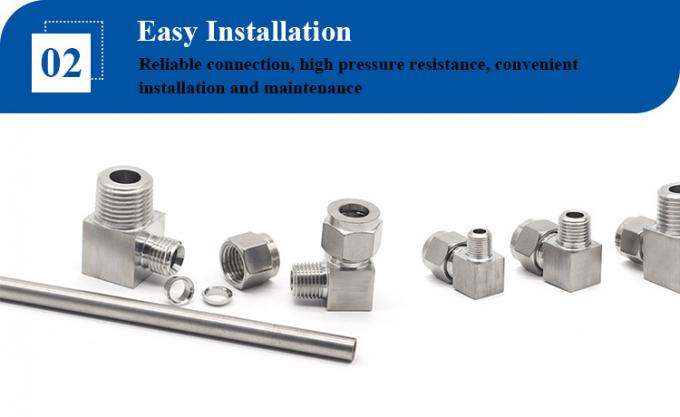 Stainless Steel WP304L WP316L Equal Tee SCH STD Threaded Tee 1