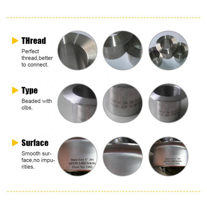 METAL Super Duplex Stainless Steel Lap Joint Stub End AL-6XN UNS N08367 Stub End 1