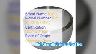 Durable 304 316L Stainless Steel Butt Weld Tee Fittings
