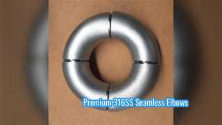 High Quality 316SS 90 Degree Seamless Elbow Pipe Fitting