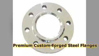 Custom Forged Carbon Steel Flanges CNC Machined Parts