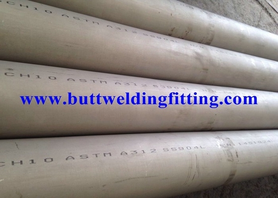 1.4539 Duplex Seamless Stainless Steel Pipe PED , ISO9001-2008