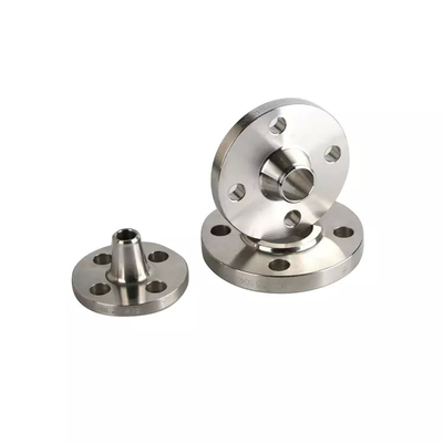 Custom Silver ASTM / ASME Forged Steel Flanges Long Flanges Type Welding Neck