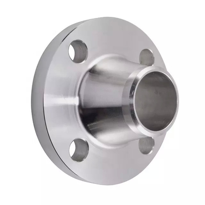 Custom Silver ASTM / ASME Forged Steel Flanges Long Flanges Type Welding Neck