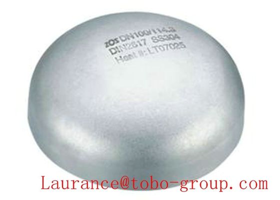 Solution Annealed Butt Weld Fittings Pipe Cap 316L SCH80 ASME B16.9 DN100