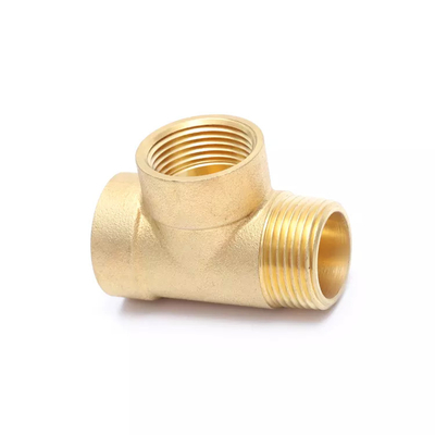 Customized Logo Drawing Within 3 Days Equal FxFxM Tee Hexagon Head 90 Degree Elbow 3 Way Forged Brass Pump