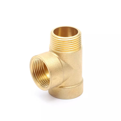Customized Logo Drawing Within 3 Days Equal FxFxM Tee Hexagon Head 90 Degree Elbow 3 Way Forged Brass Pump