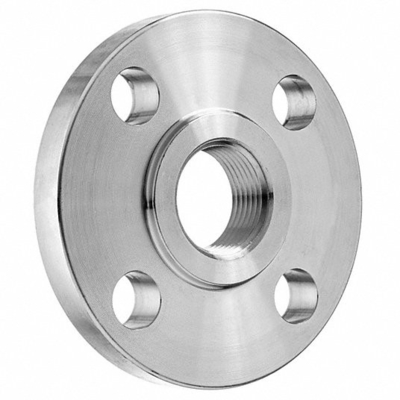 304 Stainless Steel Class 150 Threaded Flange 3" Npt Female Sliver