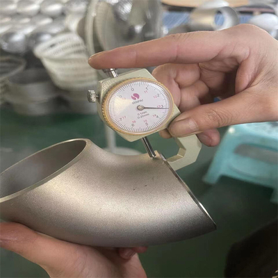 Water Fitting 2" Curved Tube Elbow ASTM A40345 Stainless Steel 90 Degree Elbow Quick Reverse Osmosis Connector