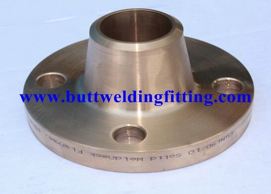 Welding Neck Flange PN10 CuNi 90/10 Flat face Din2632 EEMUA145 ANSI B16.5