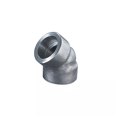 Stainless Steel 45 Degree Elbow ASME B16.11 2507 3" 3000# Super Duplex ASTM Pipe Fitting