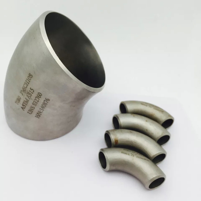 Titanium Casting Forged Pipe Fitting 90 Degree Long Radius Pipe Elbow