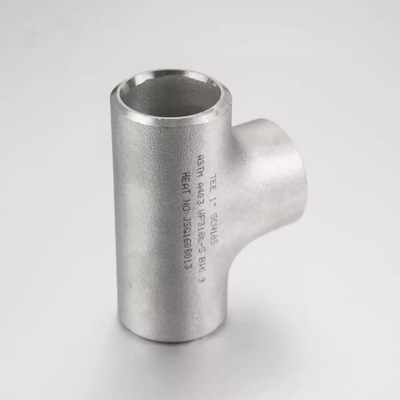 ASME B16.9 Butt Weld Pipe Fitting Duplex Stainless Steel 2205 2507 254SMO Equal Tee