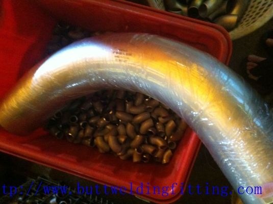 Polished Stainless Steel Elbow ASME Standard 150-2500 PSI Pressure ISO Certified