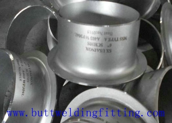 ISO9001 PED Ss Pipe Fittings , ASTM A234 Butt Welding Stub End Fittings